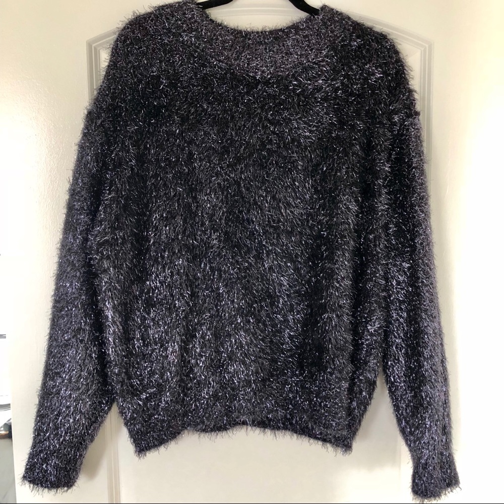 Furry Shiny Sweater